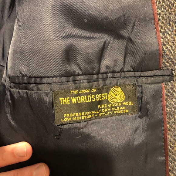 Hart Schaffner Marx Pure Virgin Wool Sport Coat - Picture 3 of 10